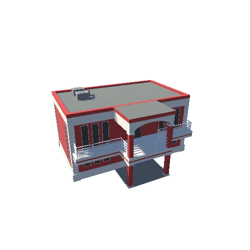 Low Poly Building Color_3